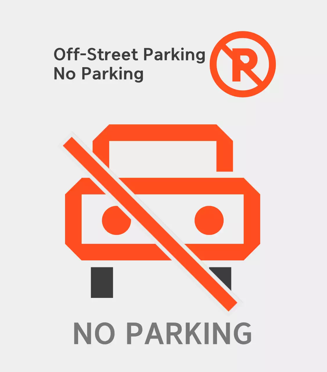 Dilarang parkir di tempat yang tidak ditentukan