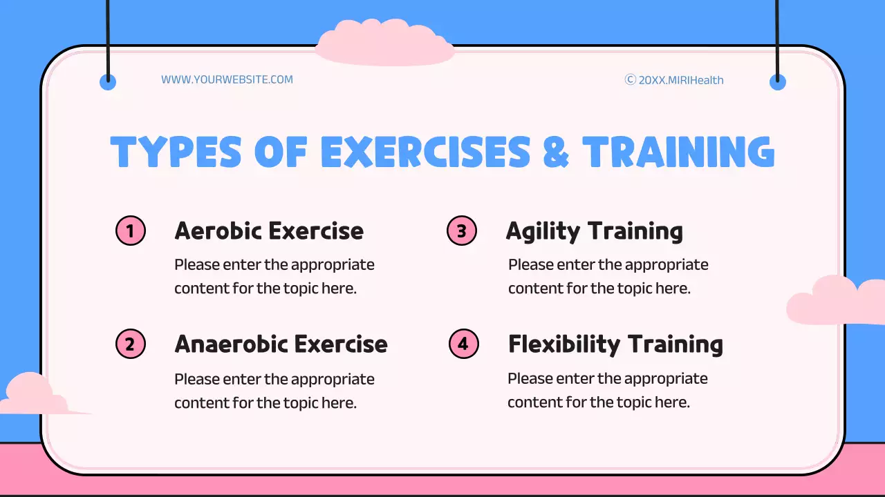 Blue Simple Health Guide Presentation