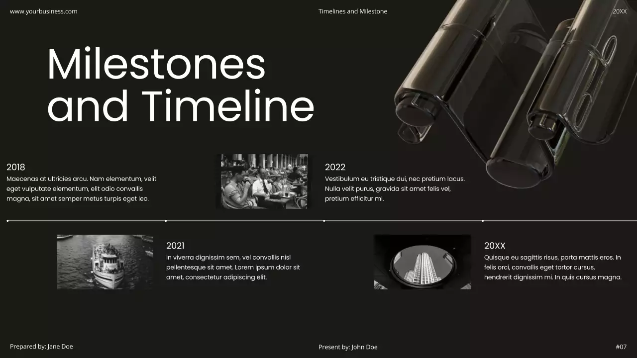 Black Modern Business Pitch Presentation