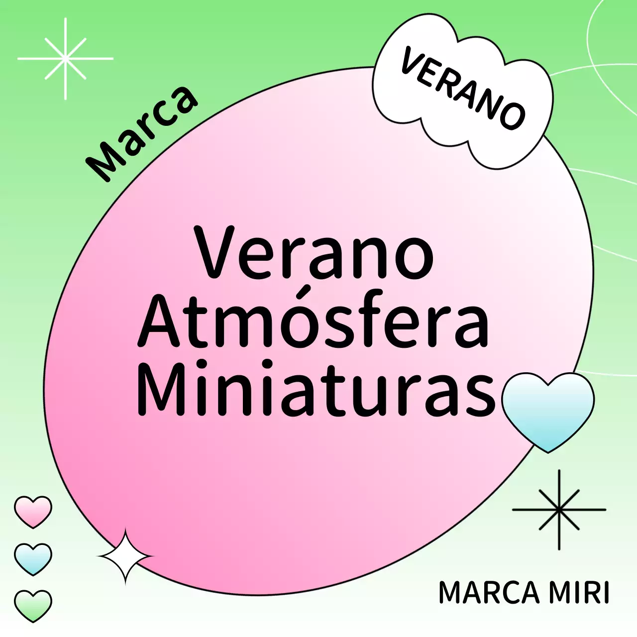 Cubierta de verano kitsch en chartreuse y rosa