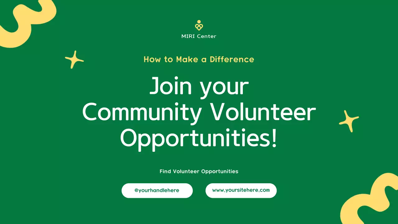 Green Simple Volunteer Promotion Presentation