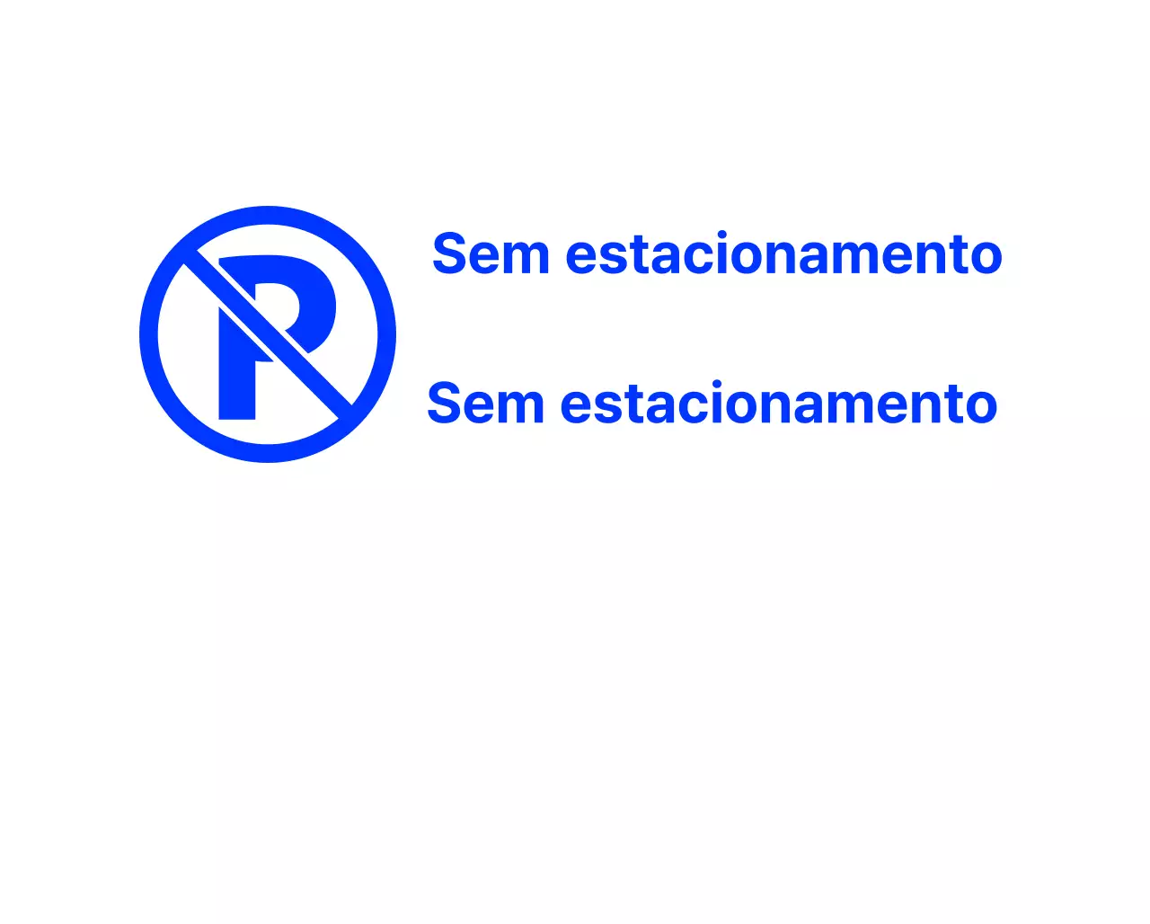 Sem sinalização de estacionamento num café moderno e moderno
