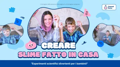 Copertura blu e rosa per melma fatta in casa