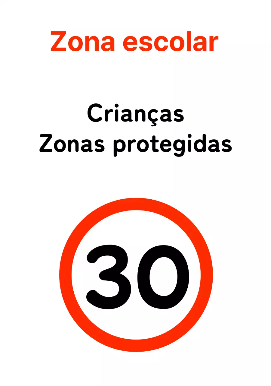 Formas girasCaracteres Sinal de proibido estacionar no santuário das crianças