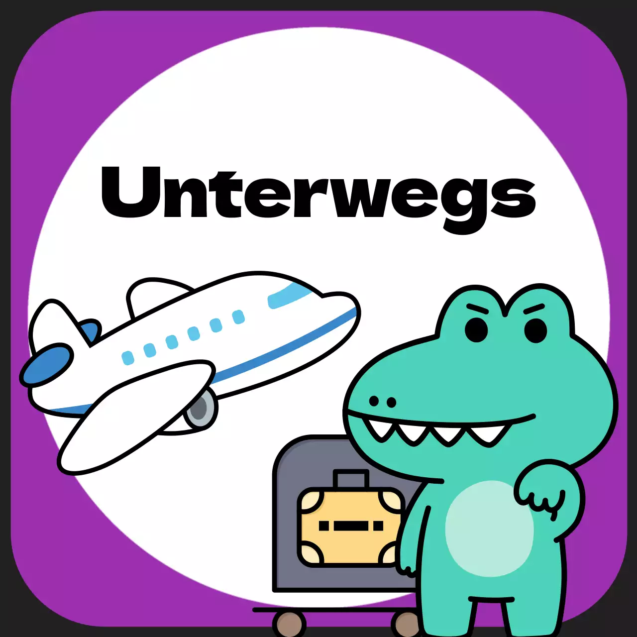 Mint und schwarz pop art messenger profil ankündigungen