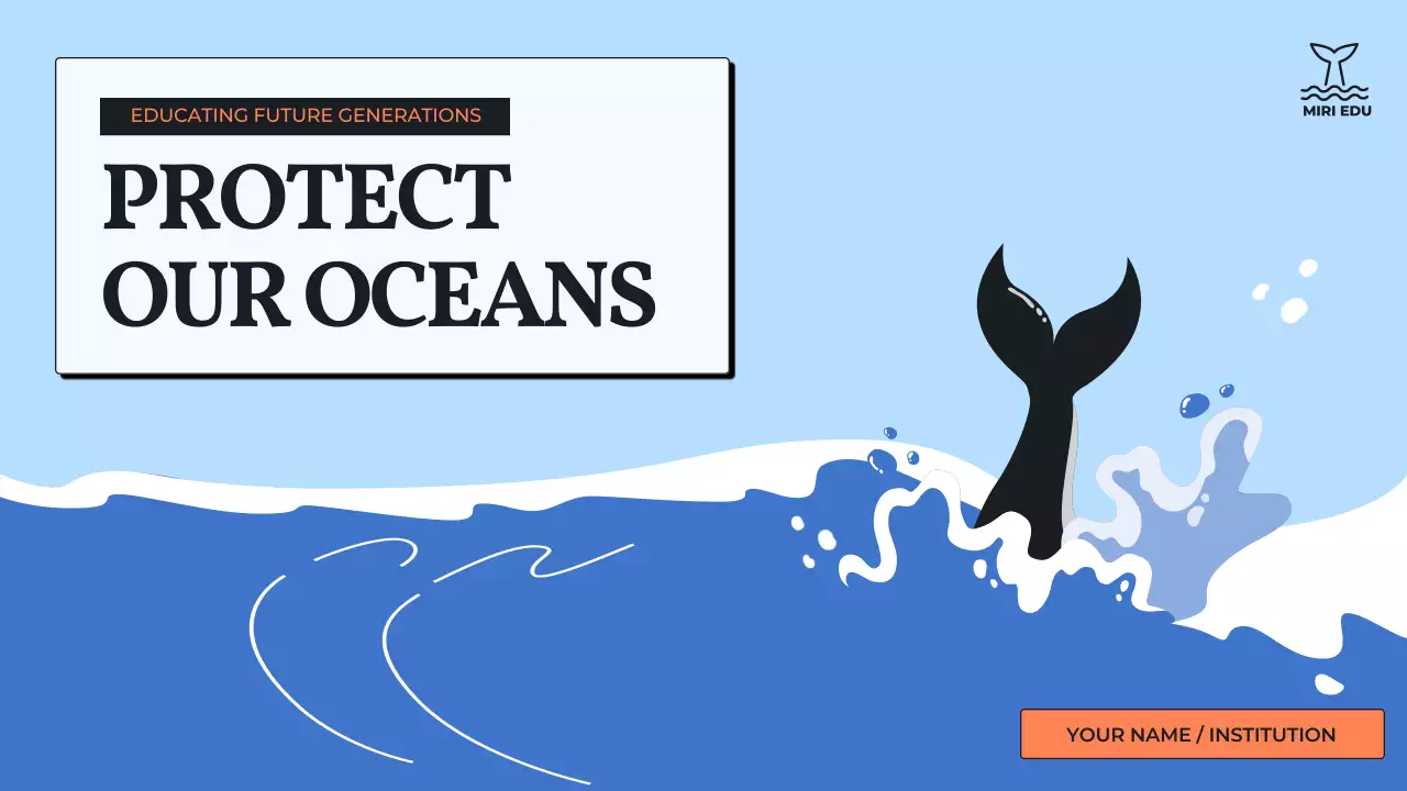 Blue Modern Ocean Guide Presentation