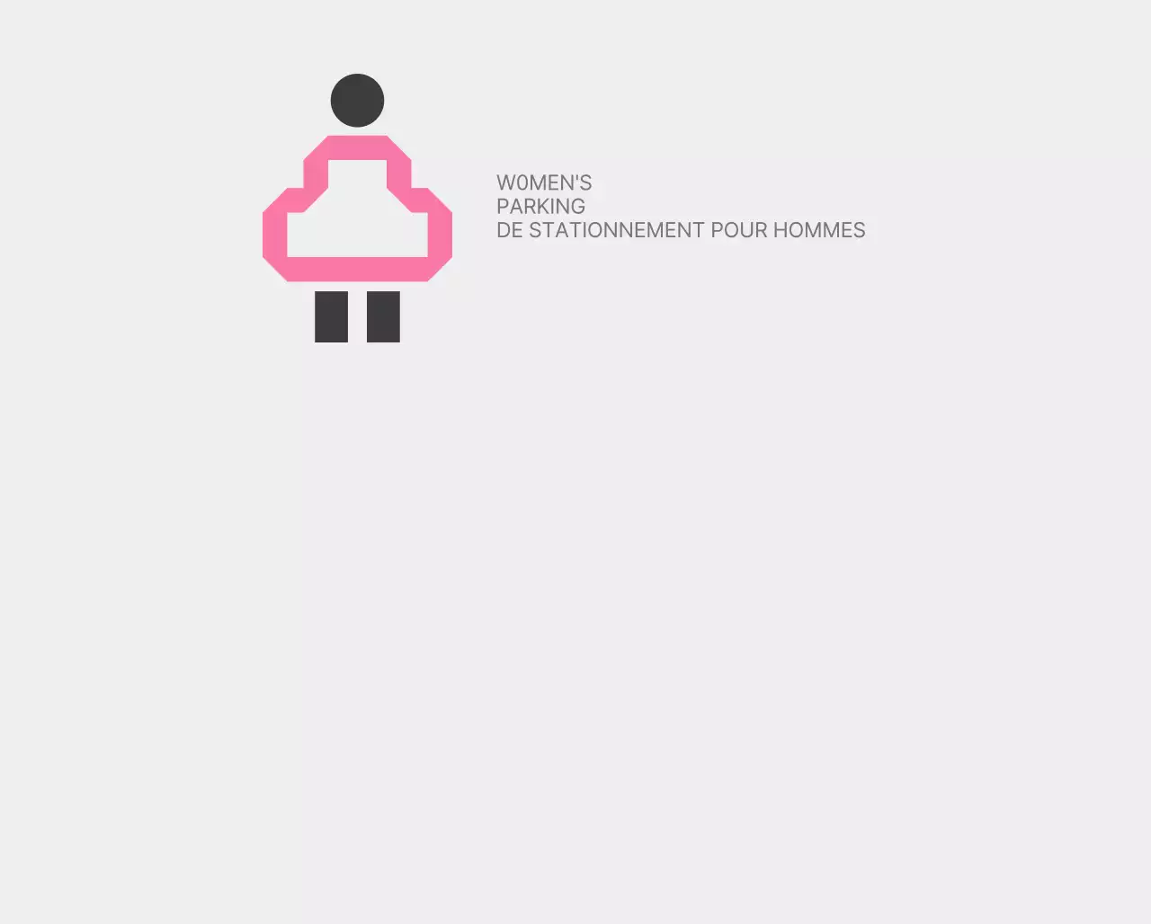 Places de parking roses réservées aux femmes