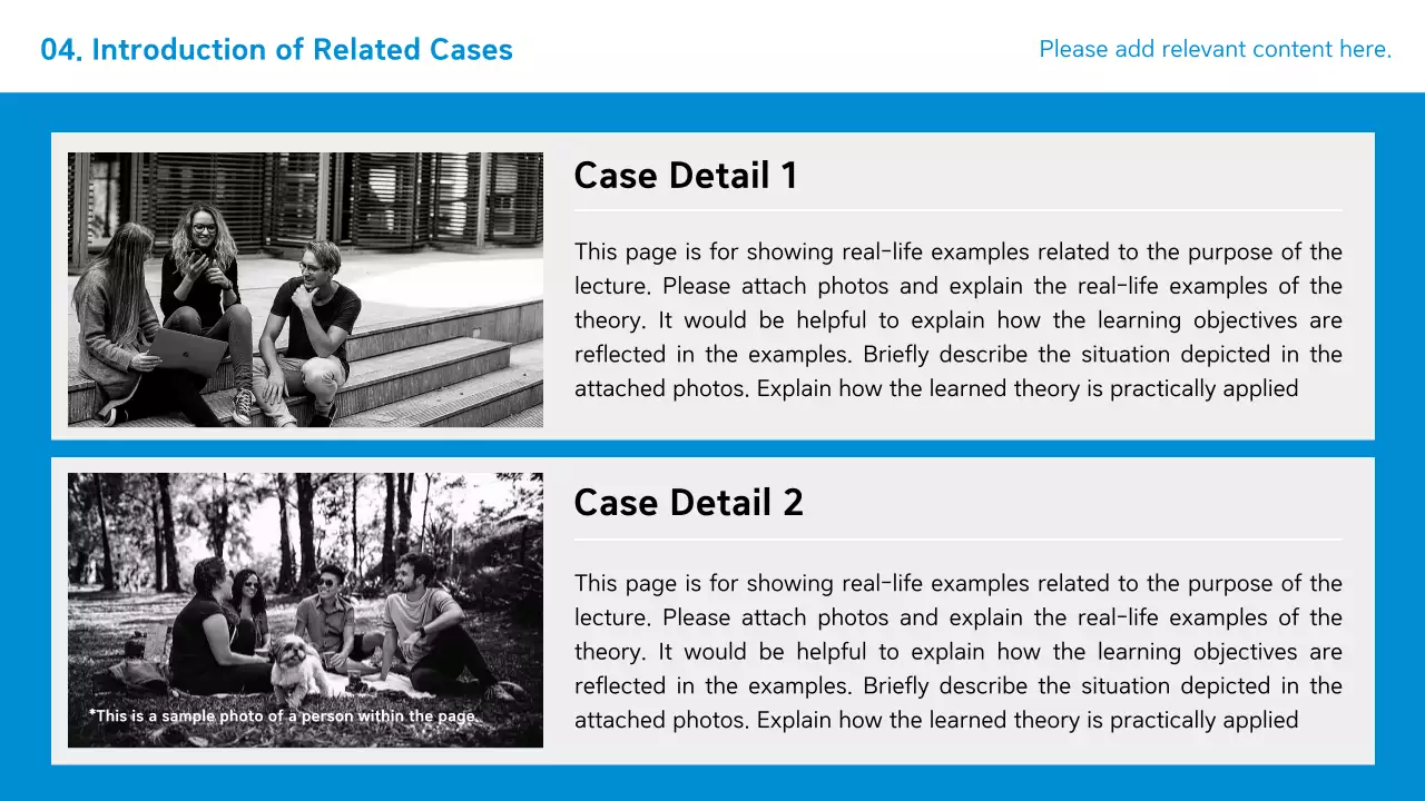 Blue Professional Training Guide Presentation