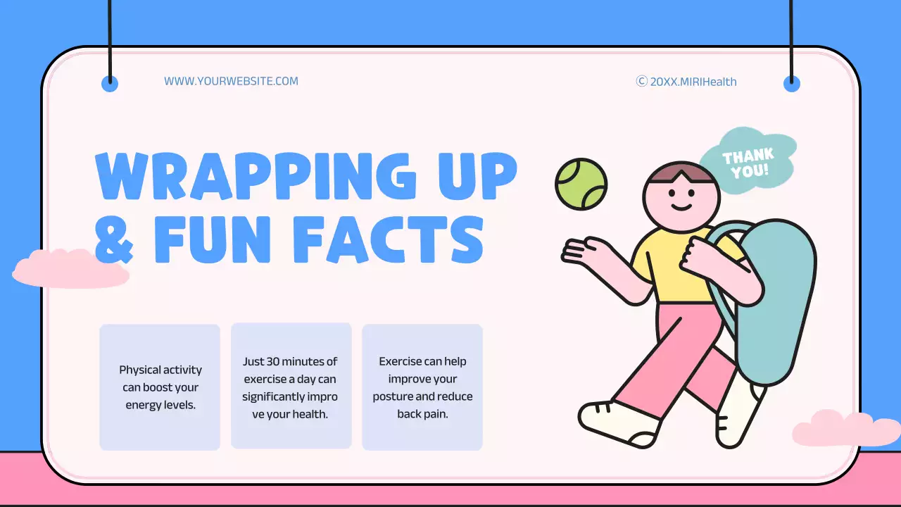 Blue Simple Health Guide Presentation