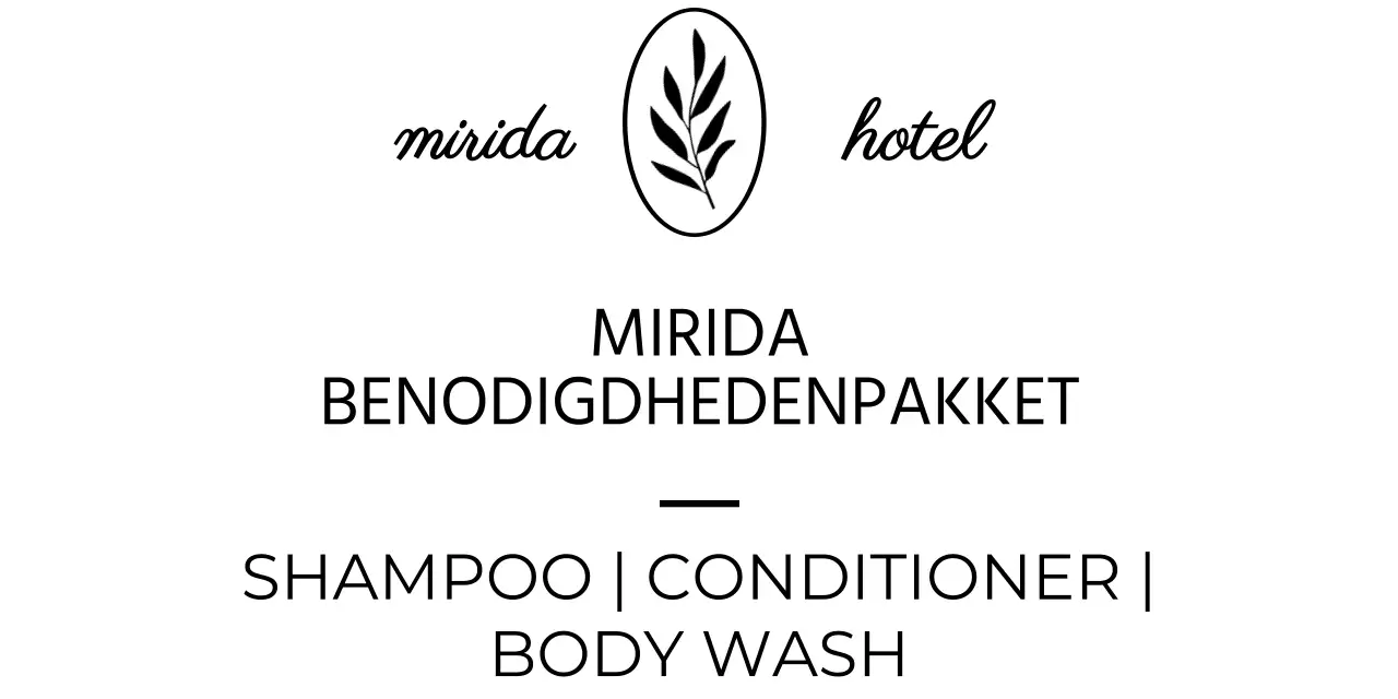 Botanische illustratie hotel voorzieningen concept ontwerp met luxe lijnen.