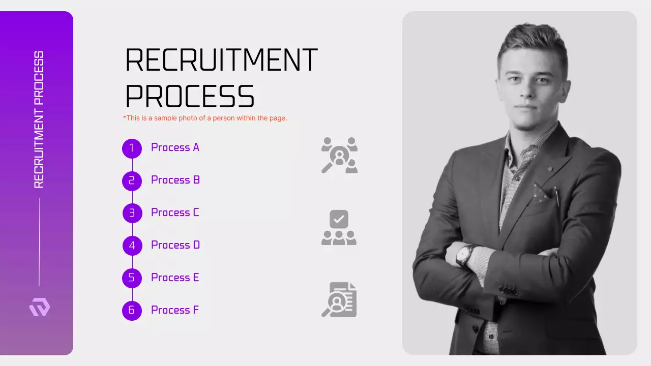 Purple Modern Hr Advertisement Presentation