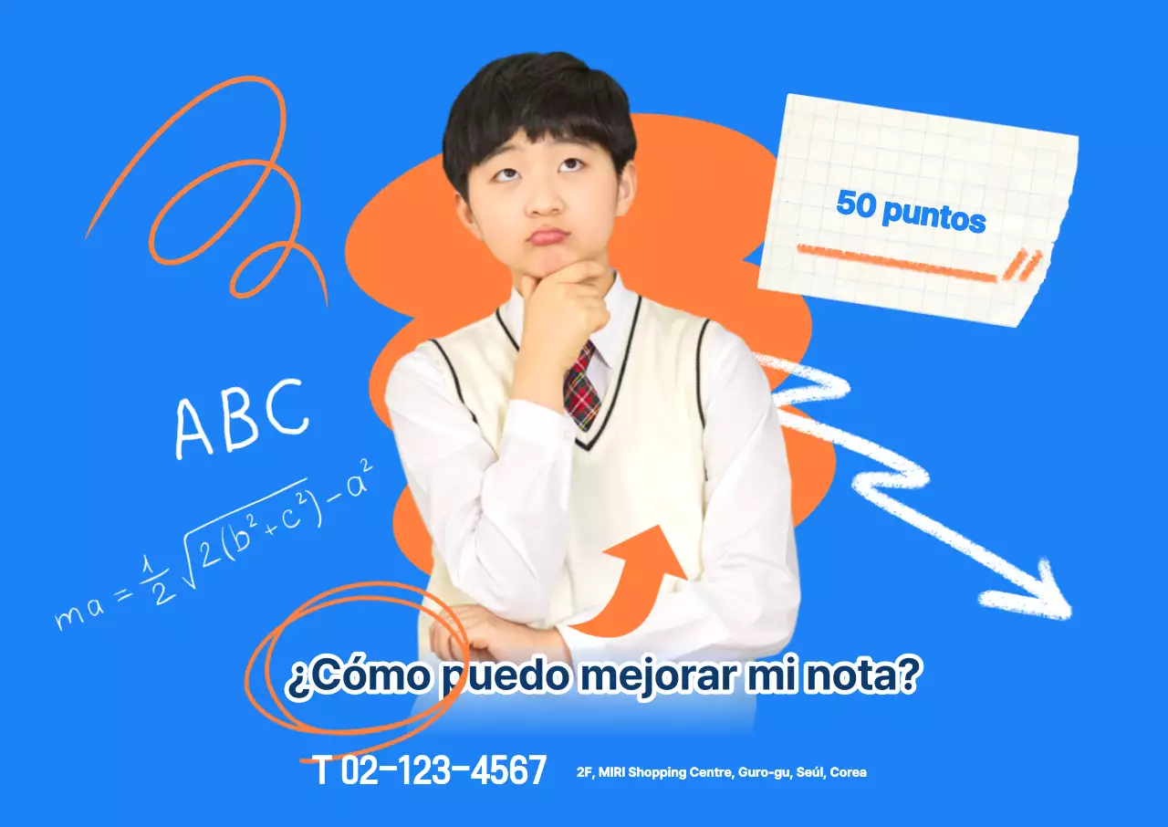 Promocione su centro educativo con un aspecto limpio