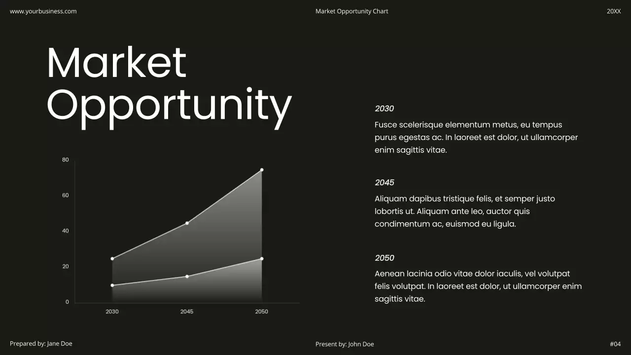 Black Modern Business Pitch Presentation