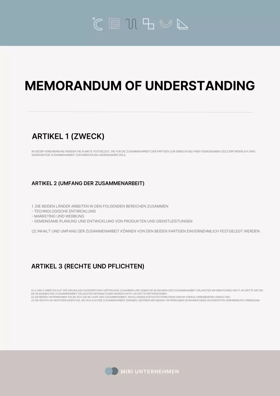 Ein schlichtes Briefpapierpaket in Hellblau und Beige