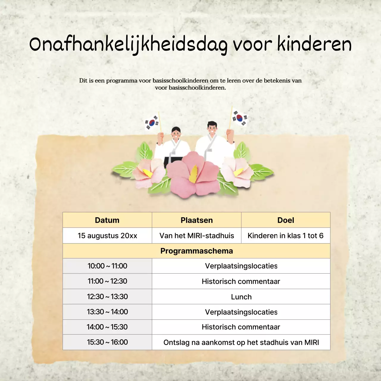 Een ivoorkleurig, oosters geïnspireerd portret van Emancipatiedag in de maak