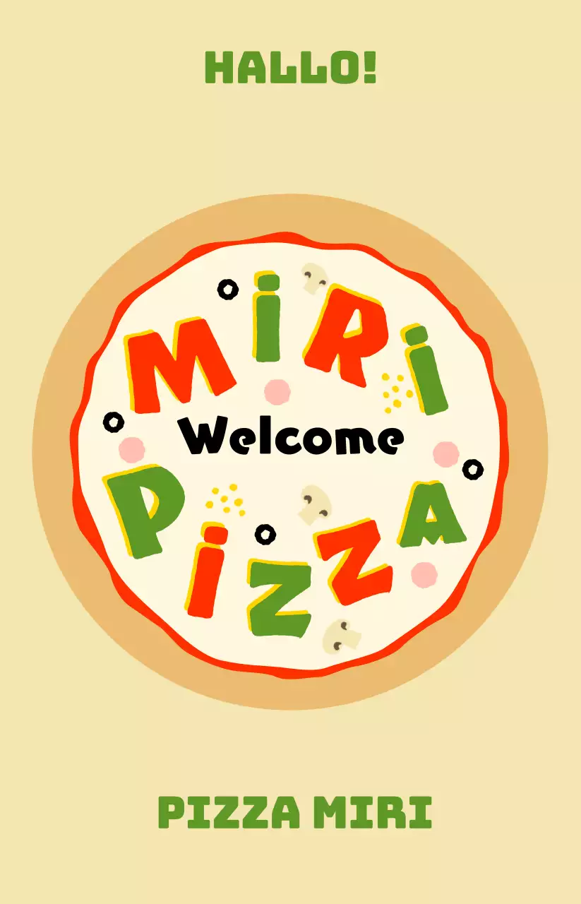 Ronde pizzeria pizzavormige balsa