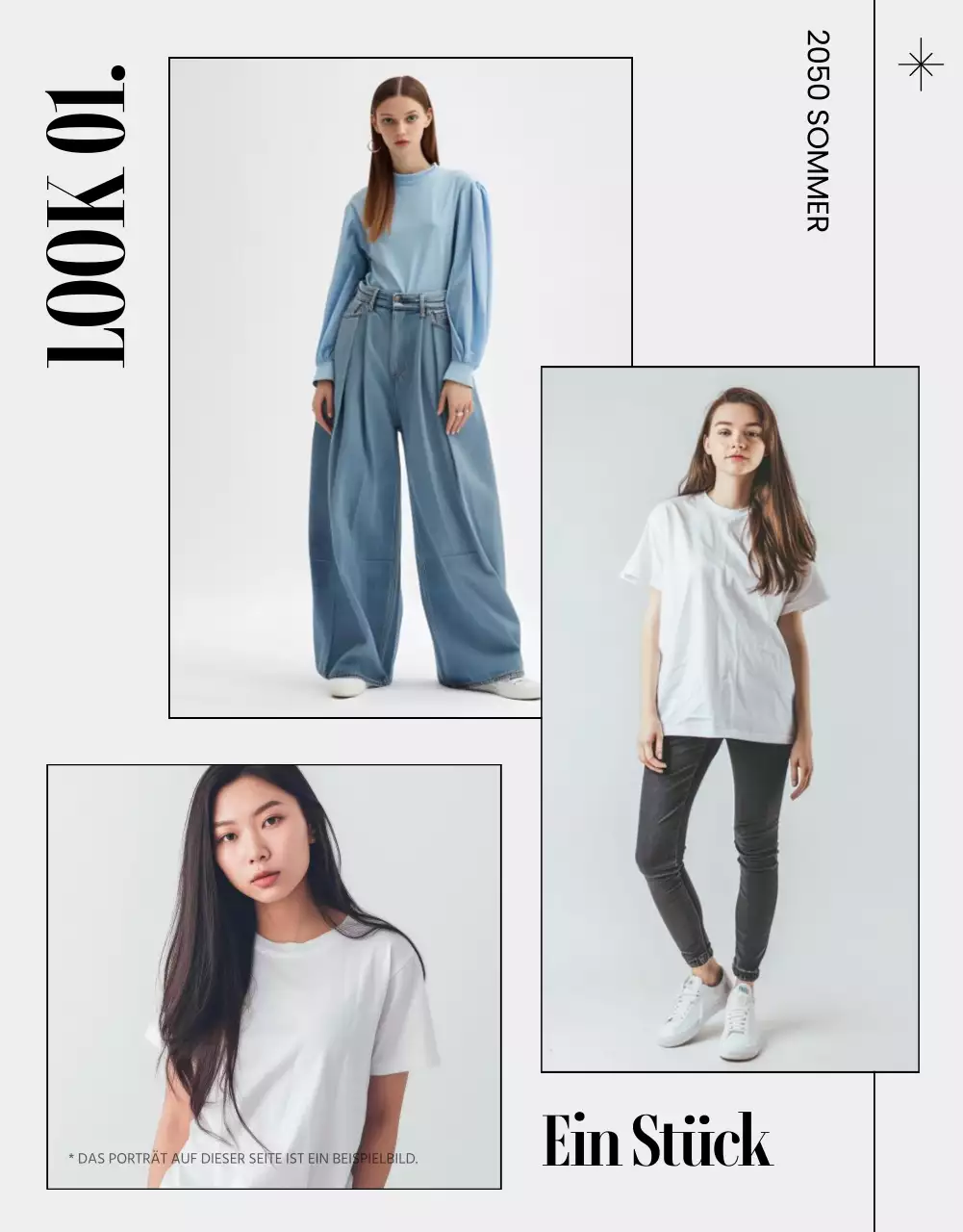 Fördern Sie moderne Mode in Grau und Schwarz