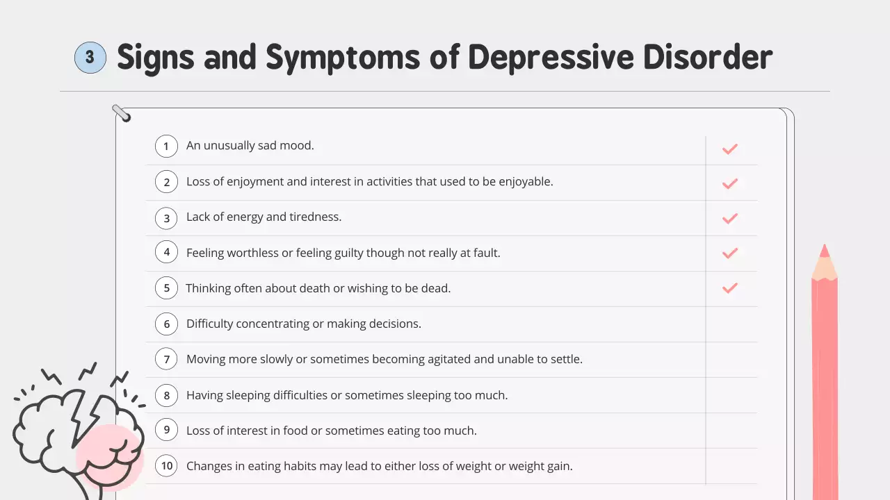 Pink Simple Mental Health Guide Presentation