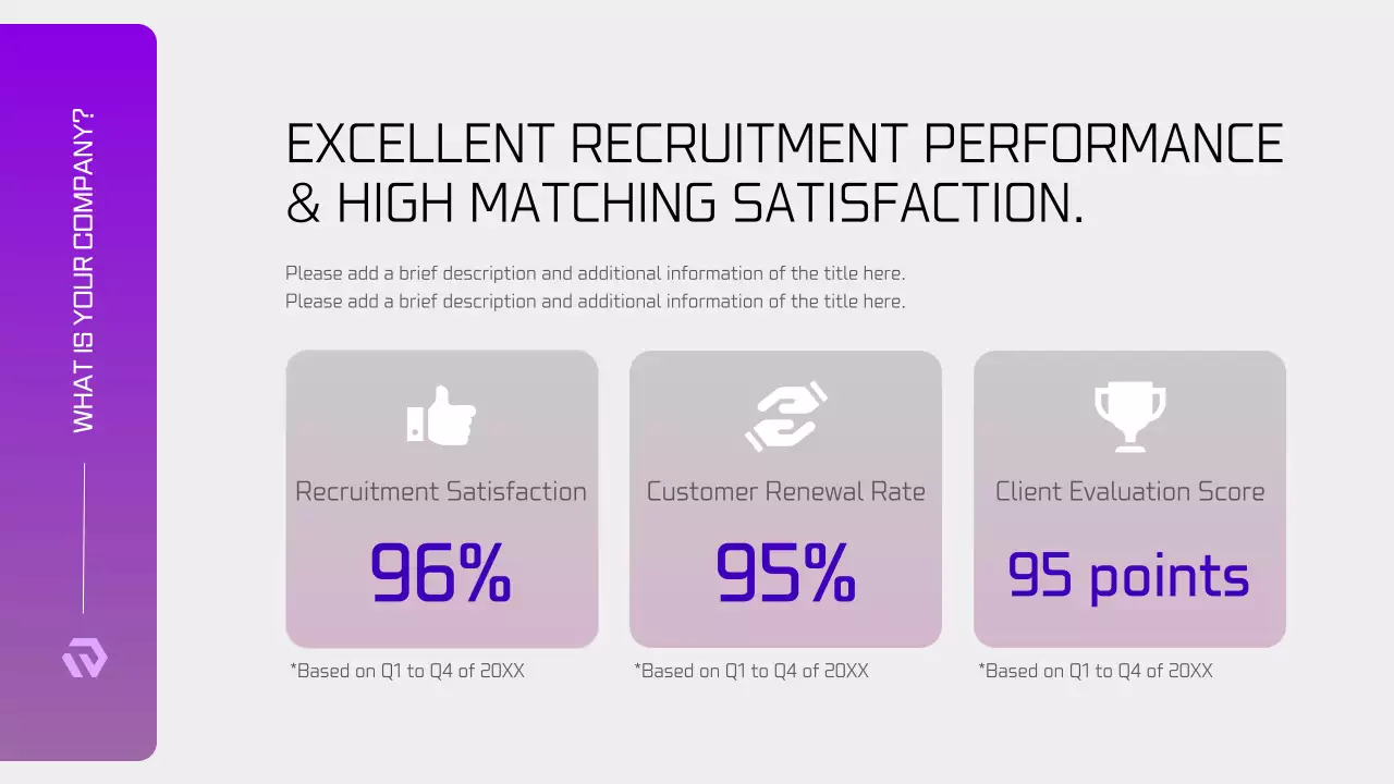 Purple Modern Hr Advertisement Presentation
