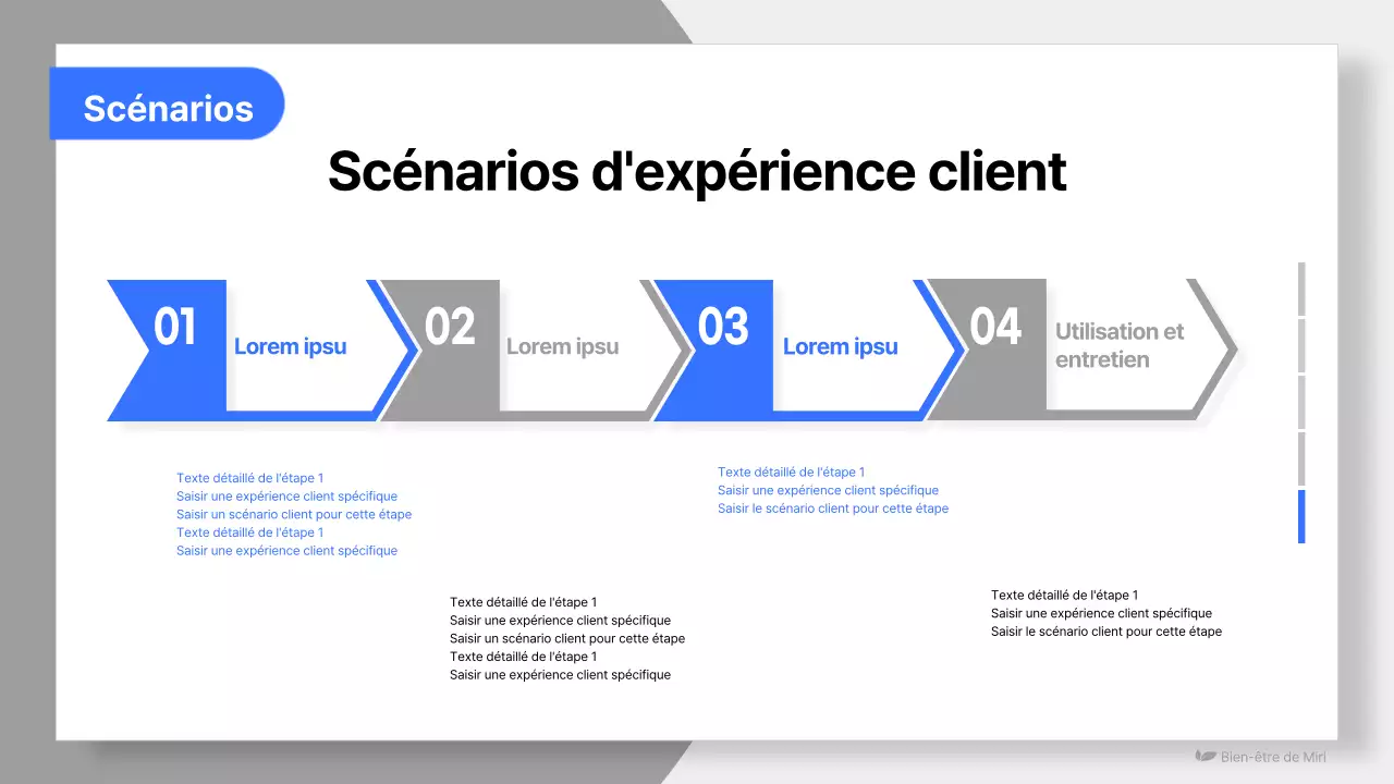 Proposition simple de produit de bien-être en bleu et bleu clair