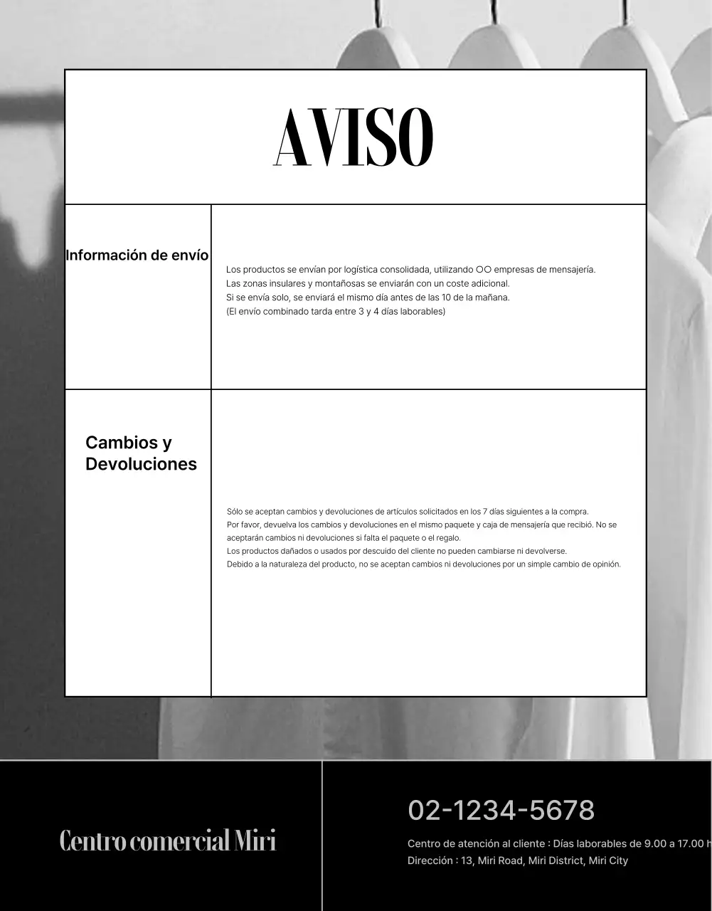 Promueve la moda moderna en gris y negro