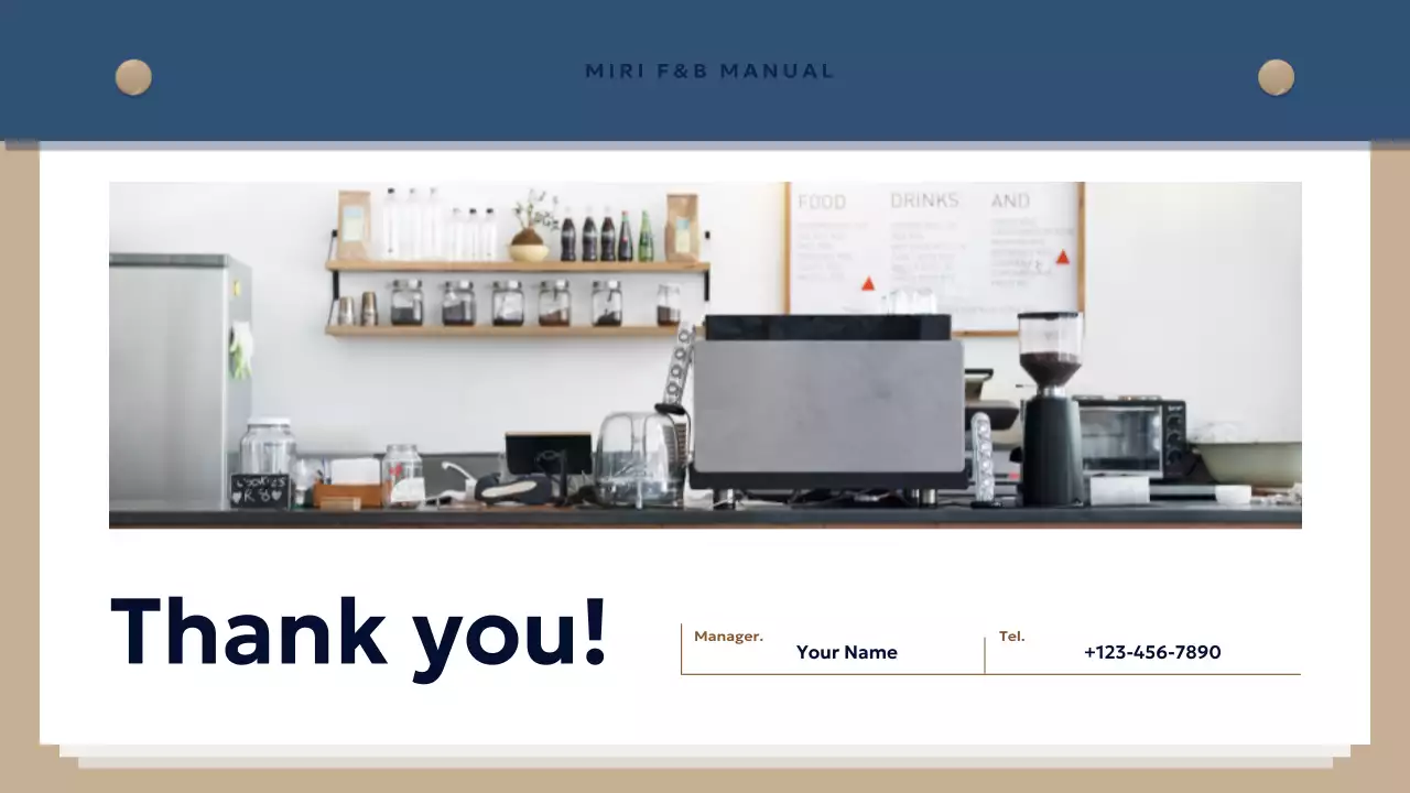 Blue Professional Operations Manual Presentation