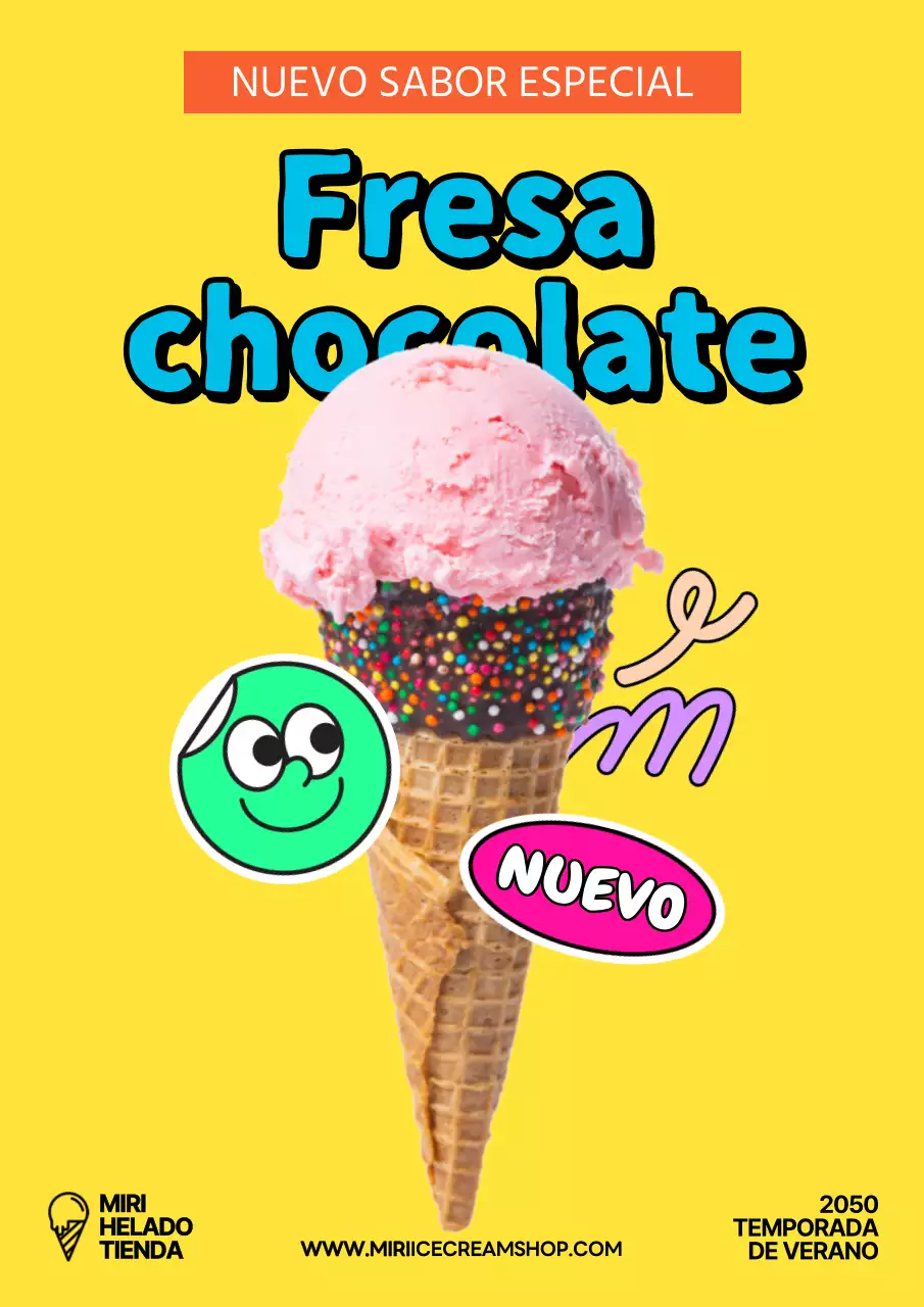 El helado kitsch de Yellow