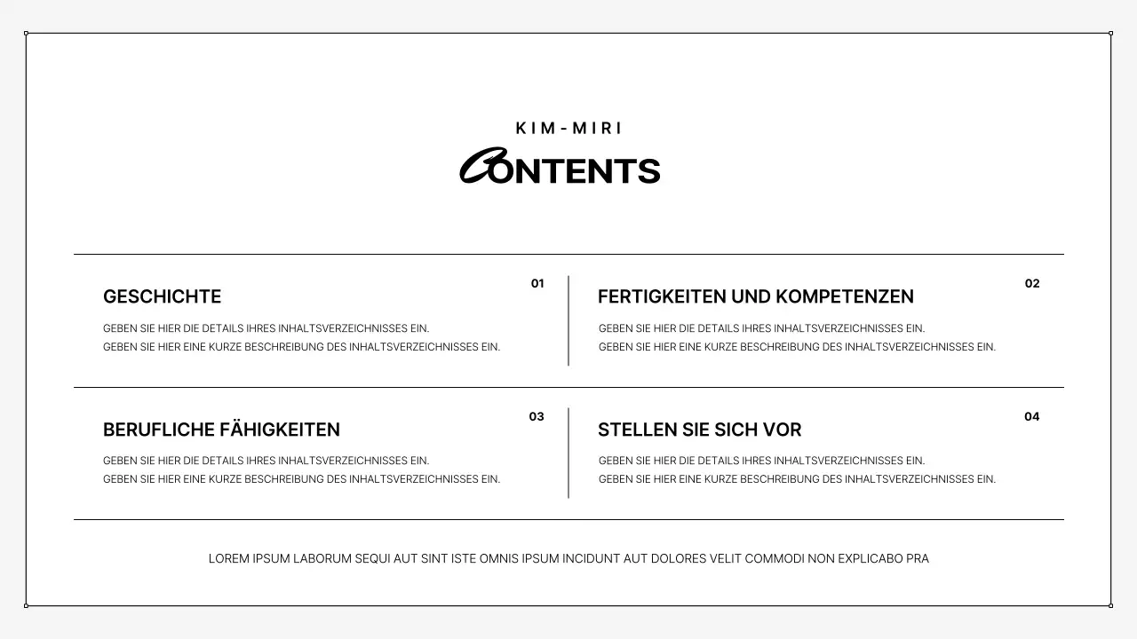 Eine einfache druckbare Mappe in schwarz-weiß
