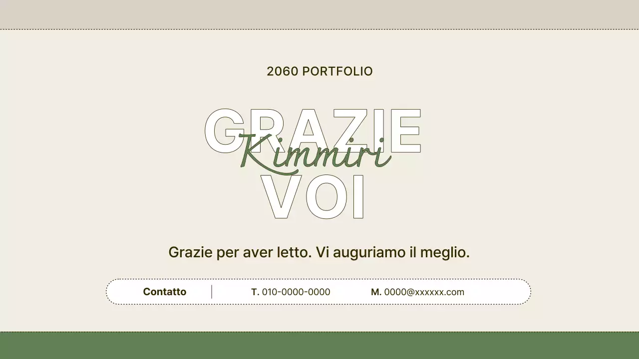 Astratto e beige Portafoglio semplice e facile da presentare