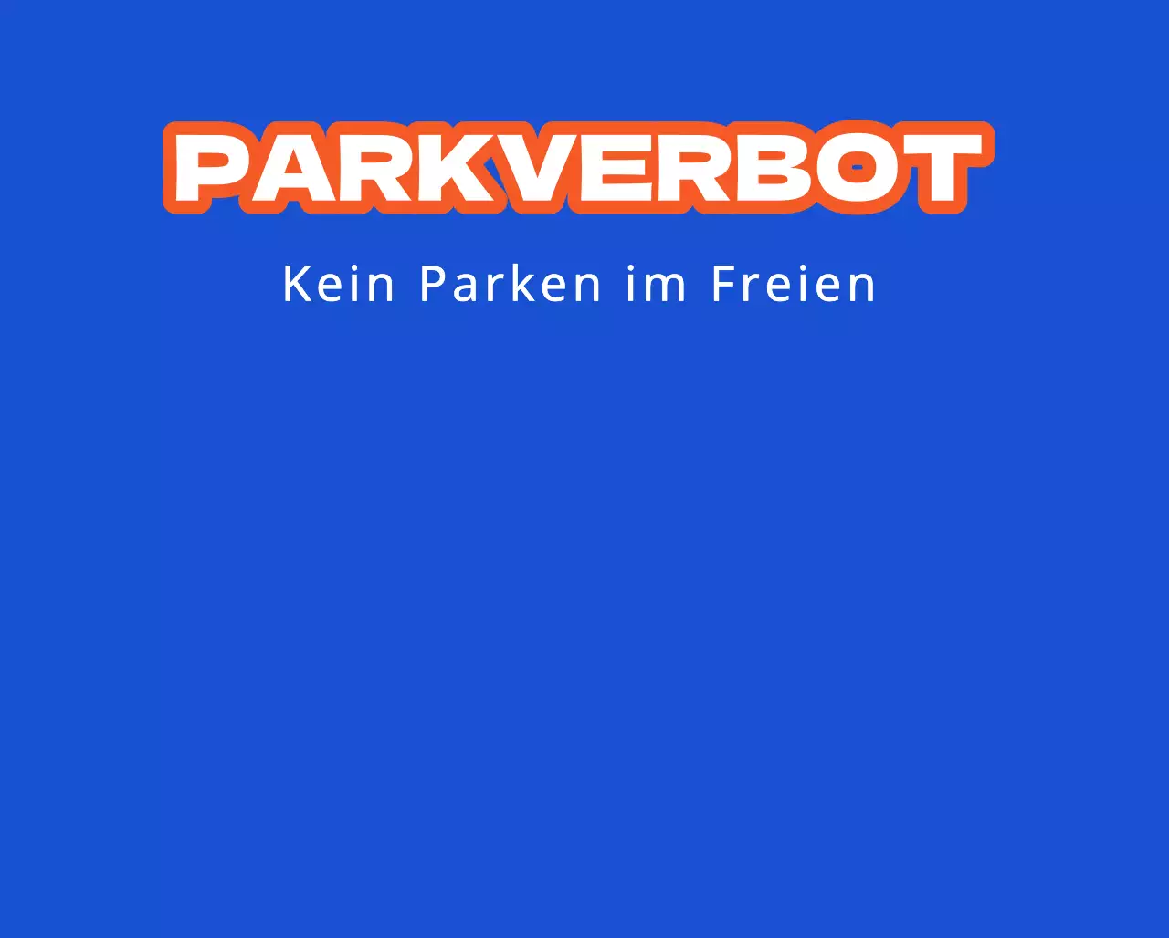 Lieferzonen und Parkverbote