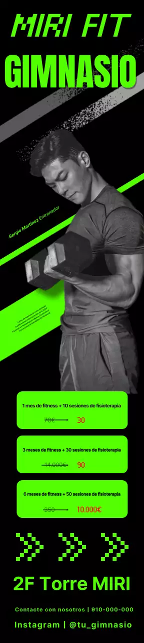 Carteles y pancartas de colores neón para los entrenadores de gimnasia