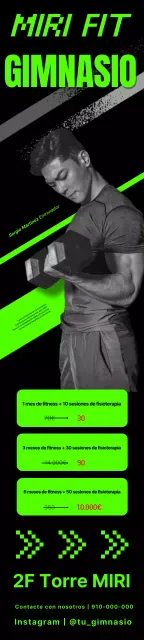 Carteles y pancartas de colores neón para los entrenadores de gimnasia