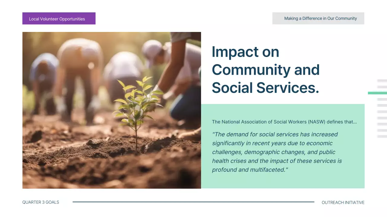 그린 모던 자원봉사 가이드 프레젠테이션