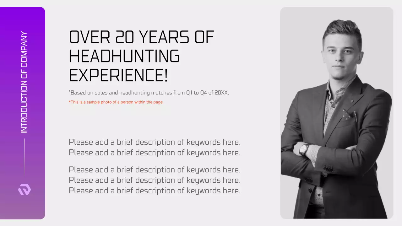 Purple Modern Hr Advertisement Presentation