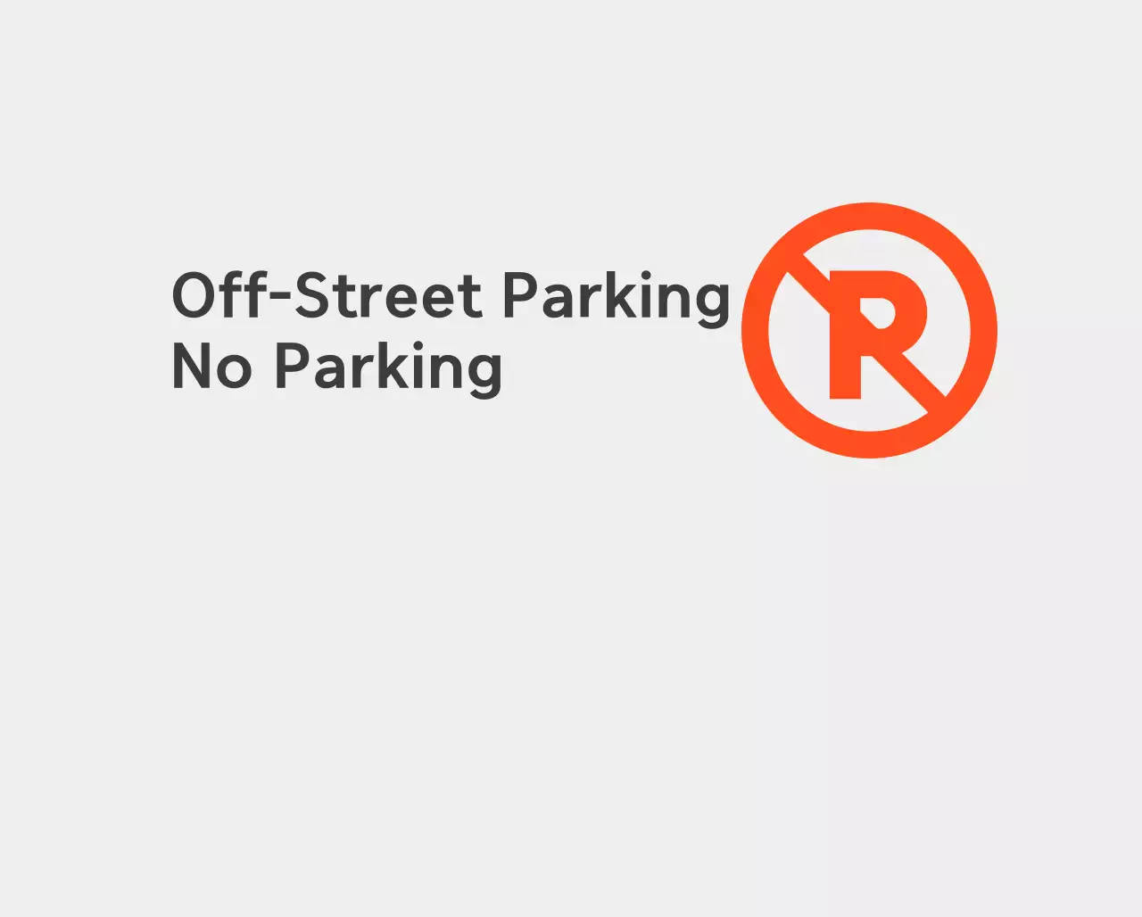 Dilarang parkir di tempat yang tidak ditentukan