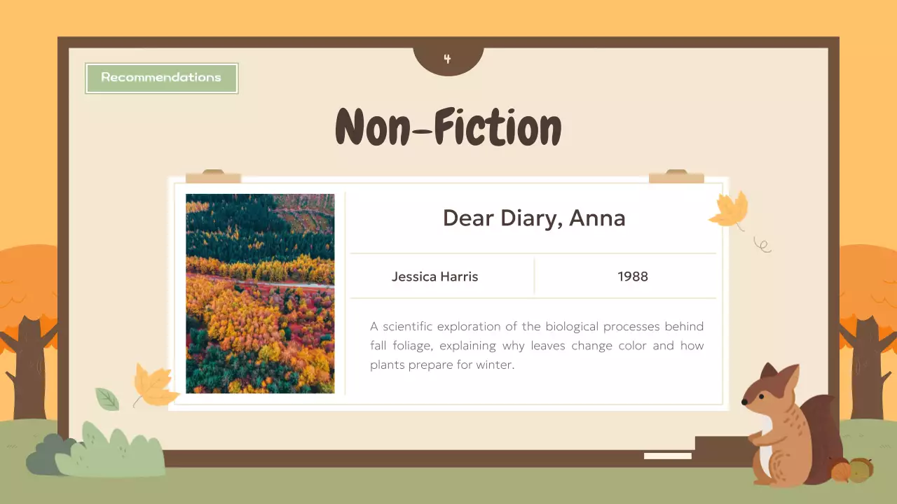 Orange Rustic Book Guide Presentation