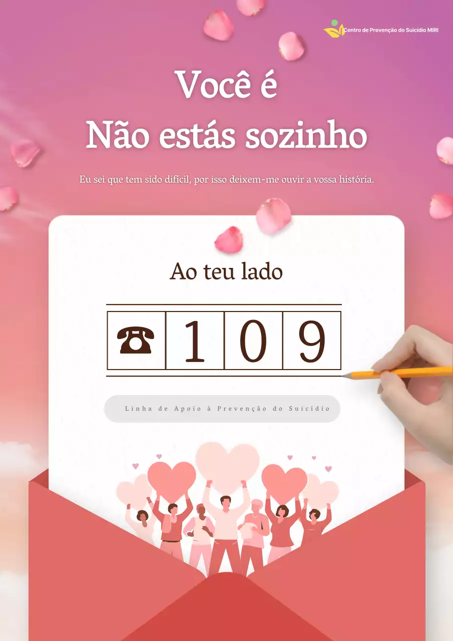 Promover um aconselhamento simples e cor-de-rosa para a prevenção do suicídio