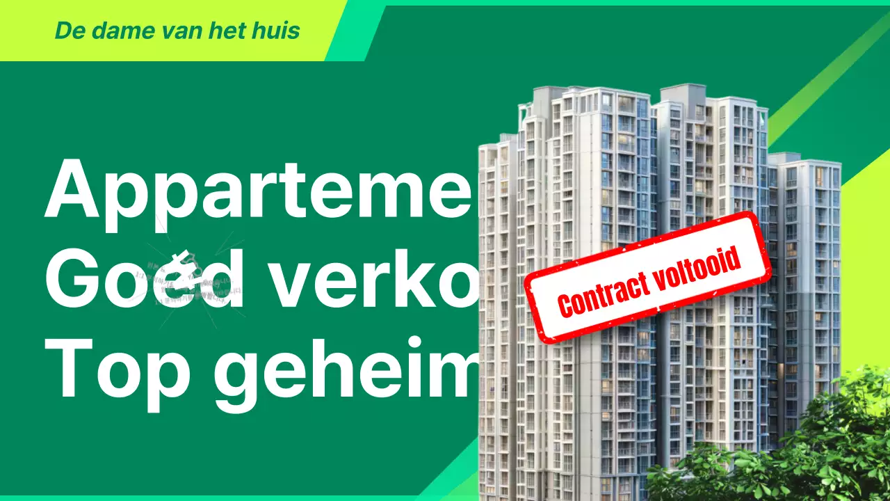 Tips voor het kopen en verkopen van een eenvoudig appartement in chartreuse en groen