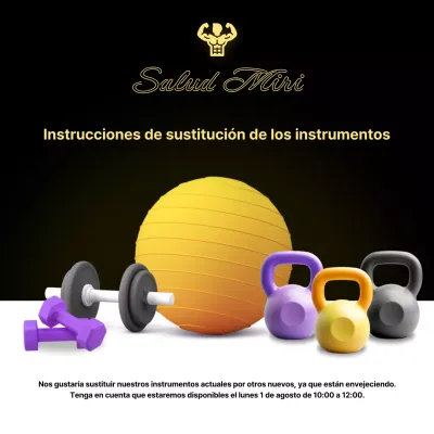 Se anuncia la sustitución de la sencilla máquina de ejercicios amarilla