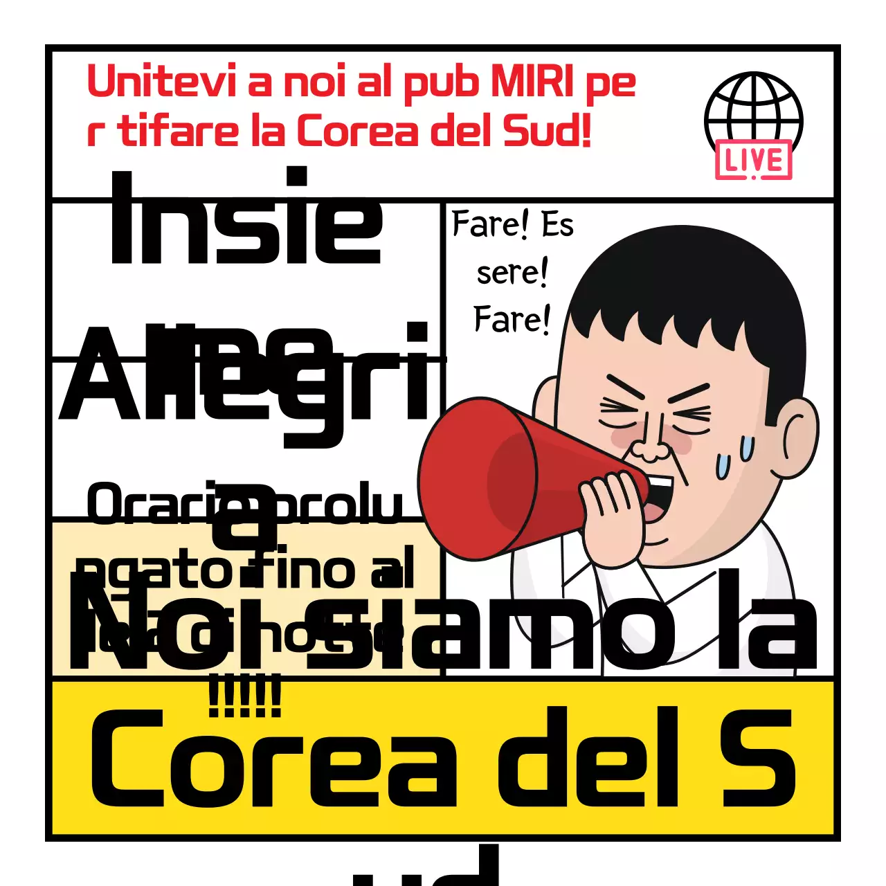 Promuovere eventi di gusto in bottiglia bianca e gialla