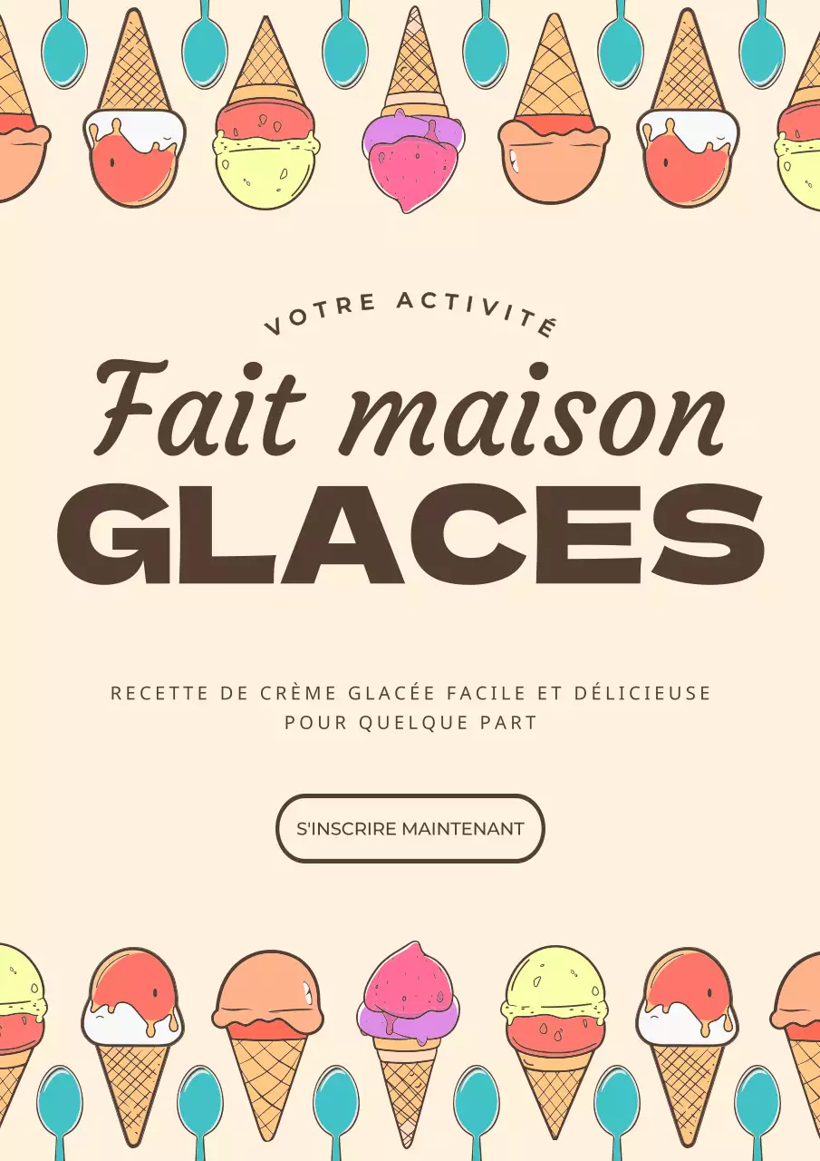 promotion de la glace homade vintage gris et marron