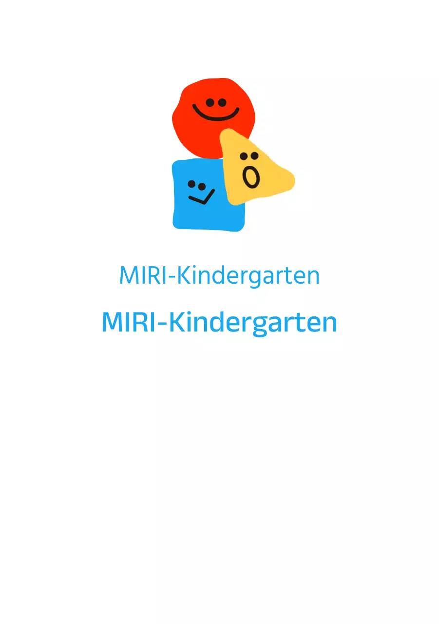 Niedliche FormenCharaktere Parkverbot im Kinderschutzgebiet Schild