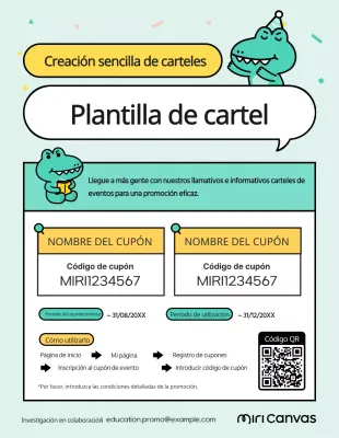 Promover un evento de venta de caramelos de menta y amarillo