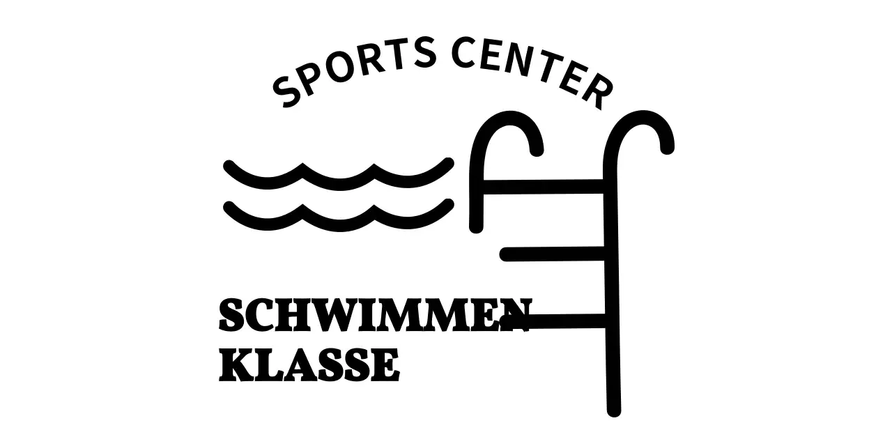 Entwerfen Sie ein Schwimmbad-Logo mit Freibad-Atmosphäre und einer Wellenillustration
