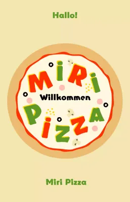 Runde Pizzeria pizzaförmiges Balsaholz