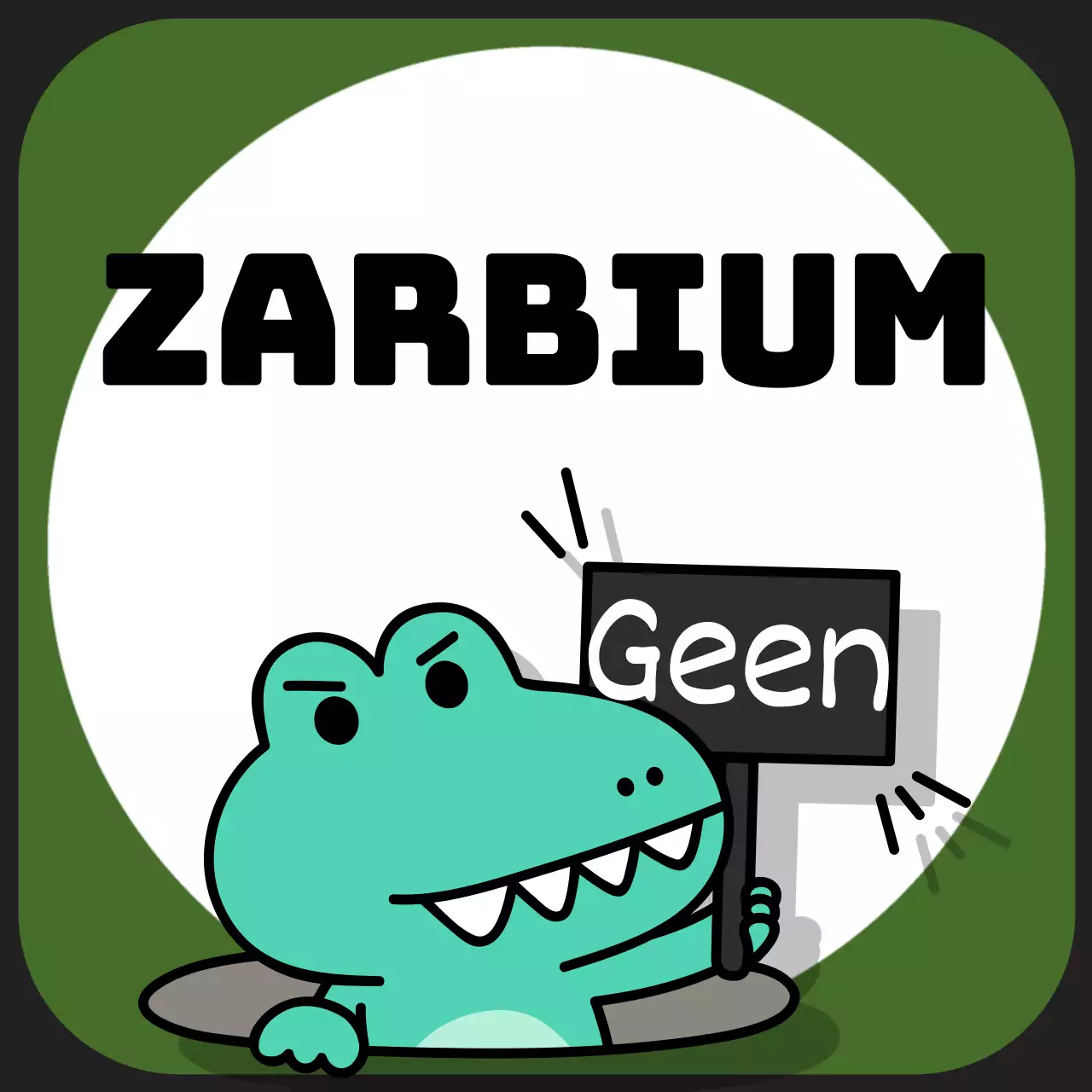 Mint en zwarte pop art messenger profiel aankondigingen