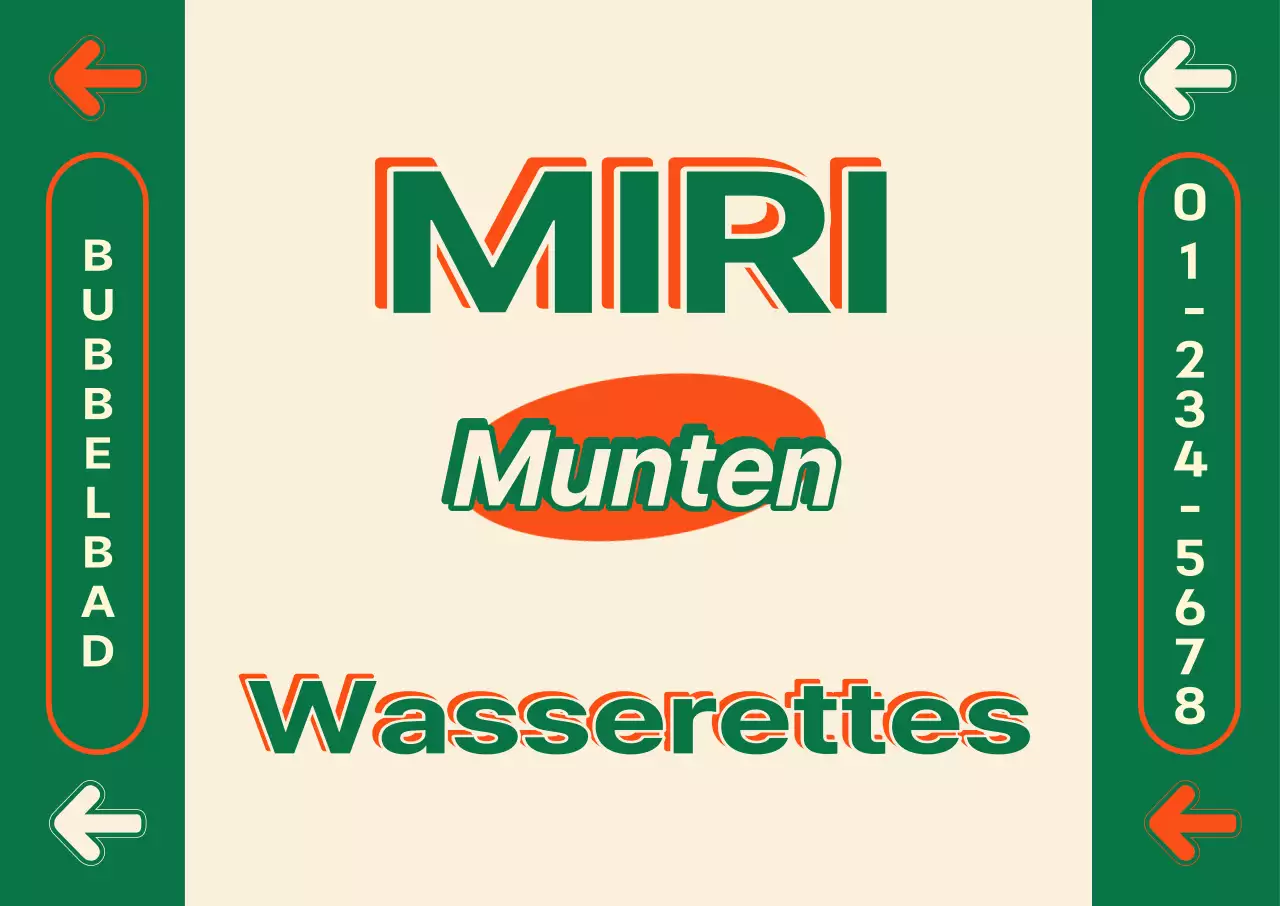 Amerikaanse muntwasserij horizontale poster