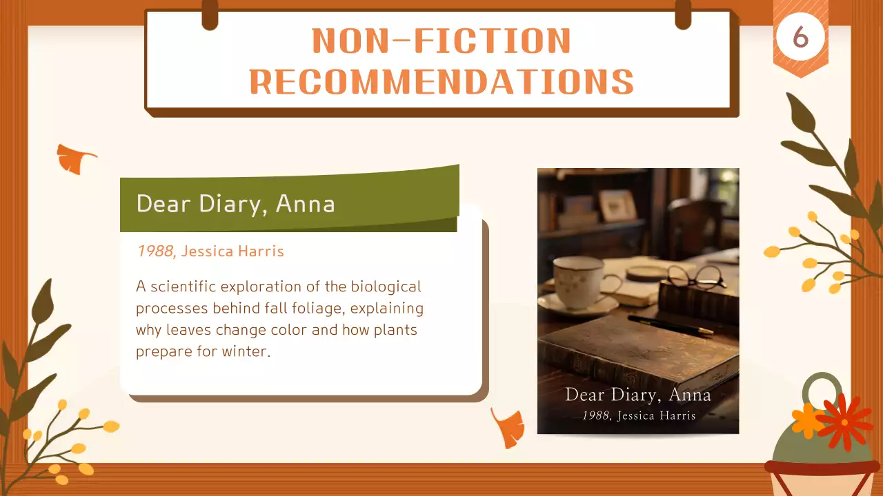 Orange Rustic Book Promotion Presentation