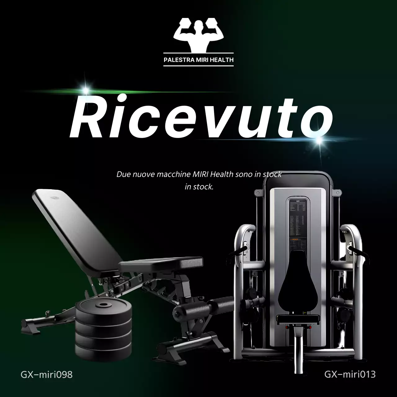 Attrezzature ginniche nere e semplici in stock