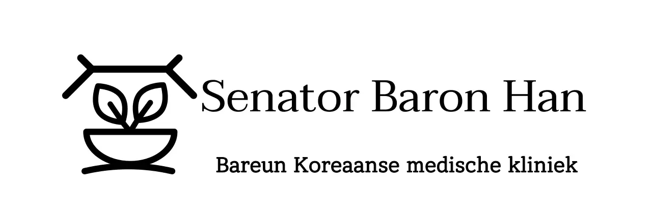 Een chique uitziende Chinese medicijnkamer met een logo van een Chinese medicijnkliniek